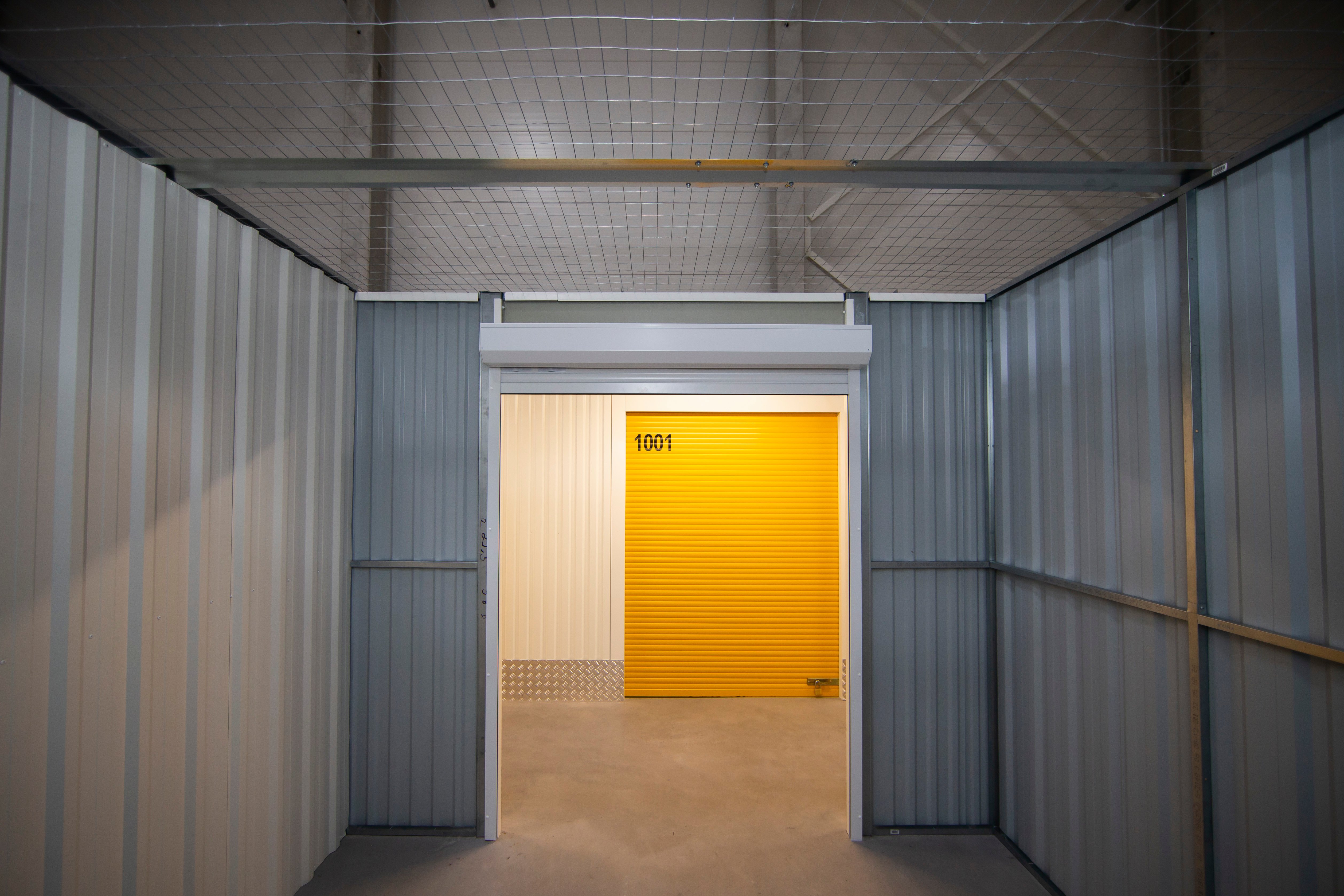 An image of a medium self-storage unit.